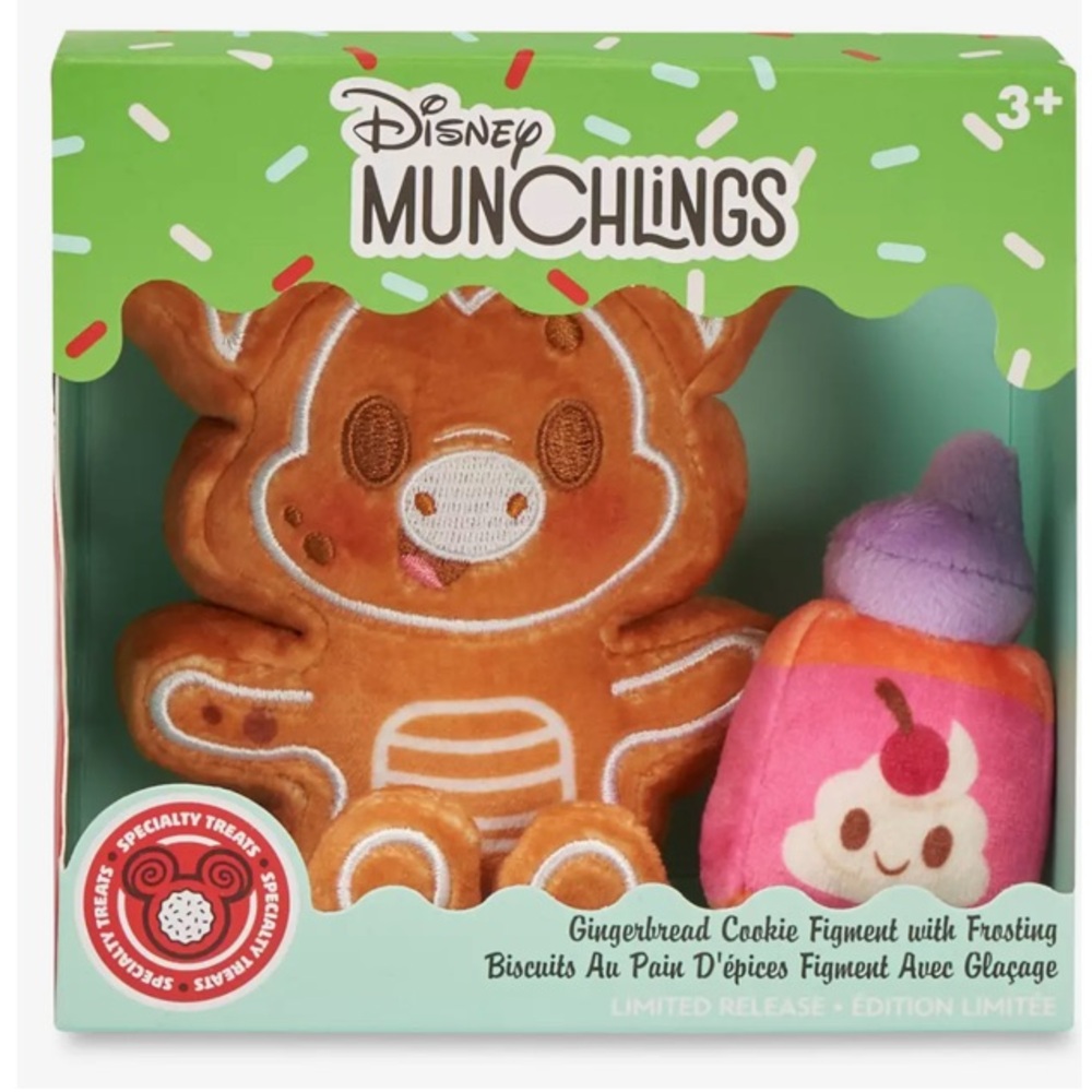 Disney Munchlings 
Limited Release 
Figment Gingerbread Cookie Plush
